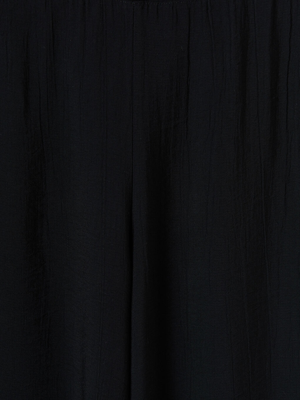 Siyah Beli Lastikli Dokulu Kadın Kapri-2