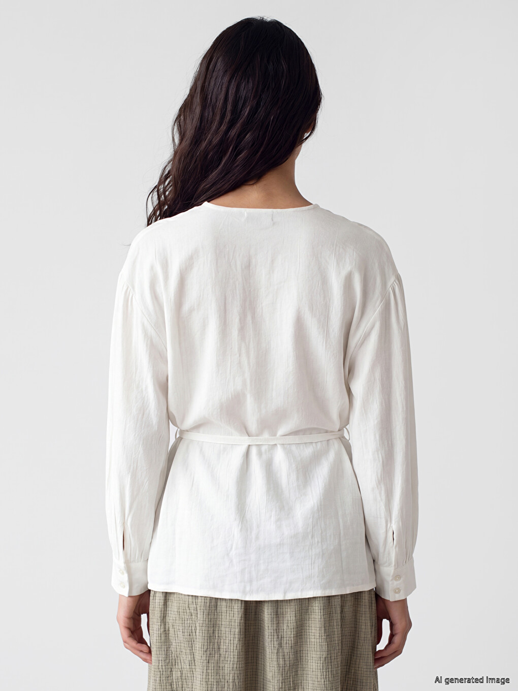 Crinkle Women's Shirt Tunic-3