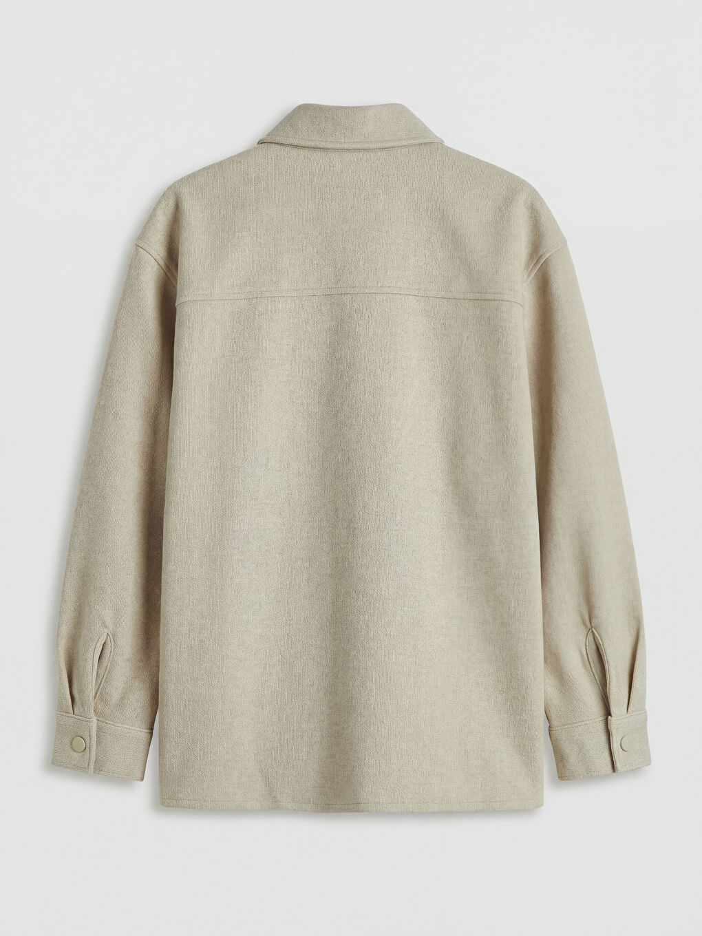 Bej Uzun Kollu Erkek Çocuk Gömlek Ceket-1