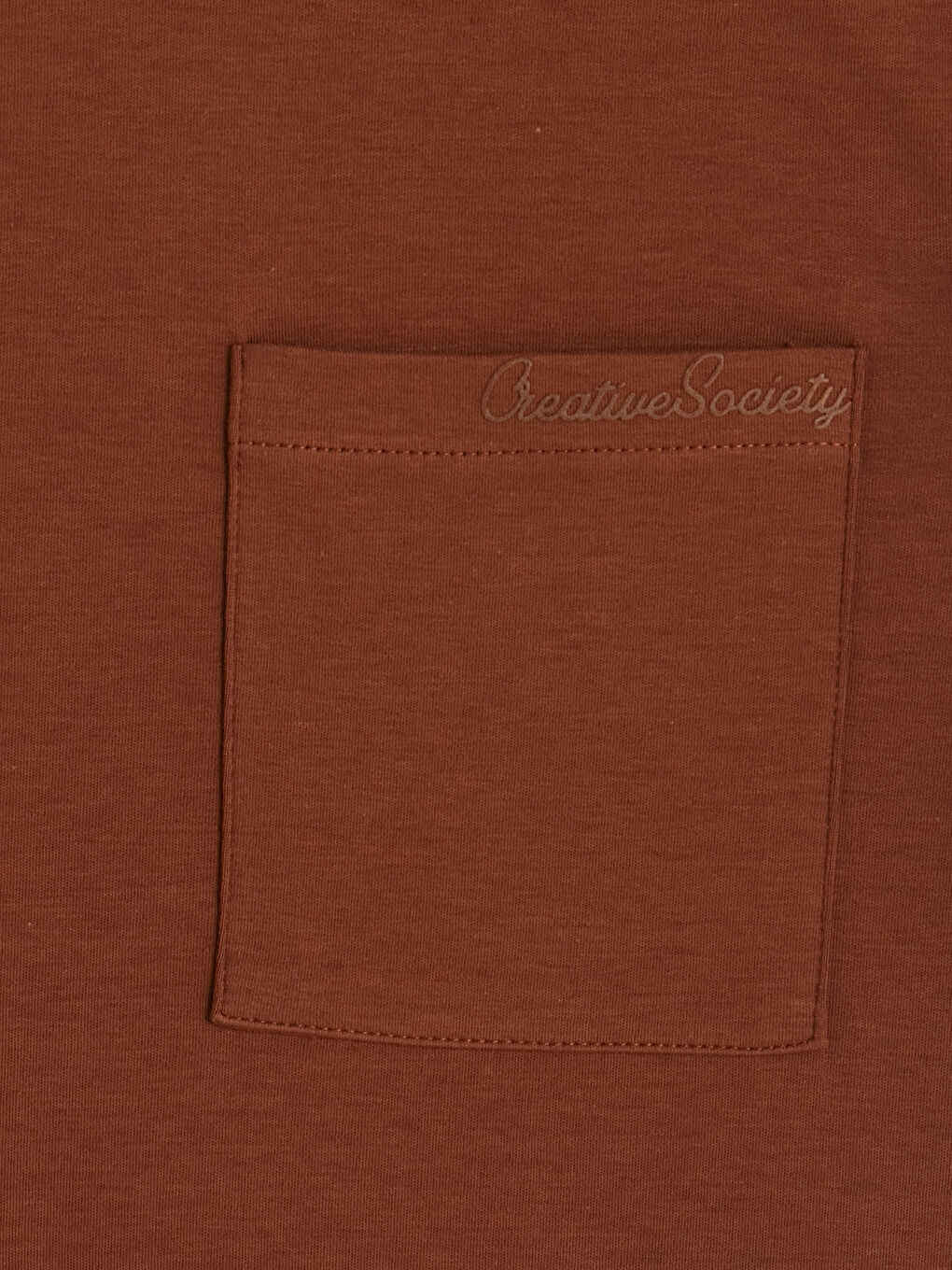 Kahverengi Bisiklet Yaka Cepli Erkek Tişört-2