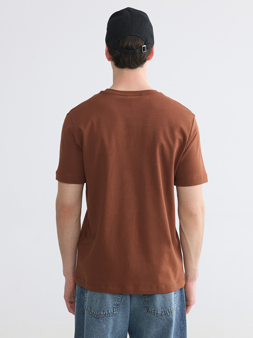 Crew Neck Pocketed Men's T-Shirt-3