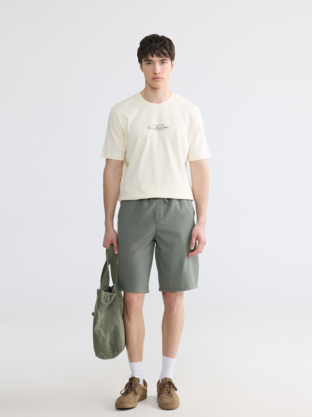 Crew Neck Printed Men's T-Shirt-1