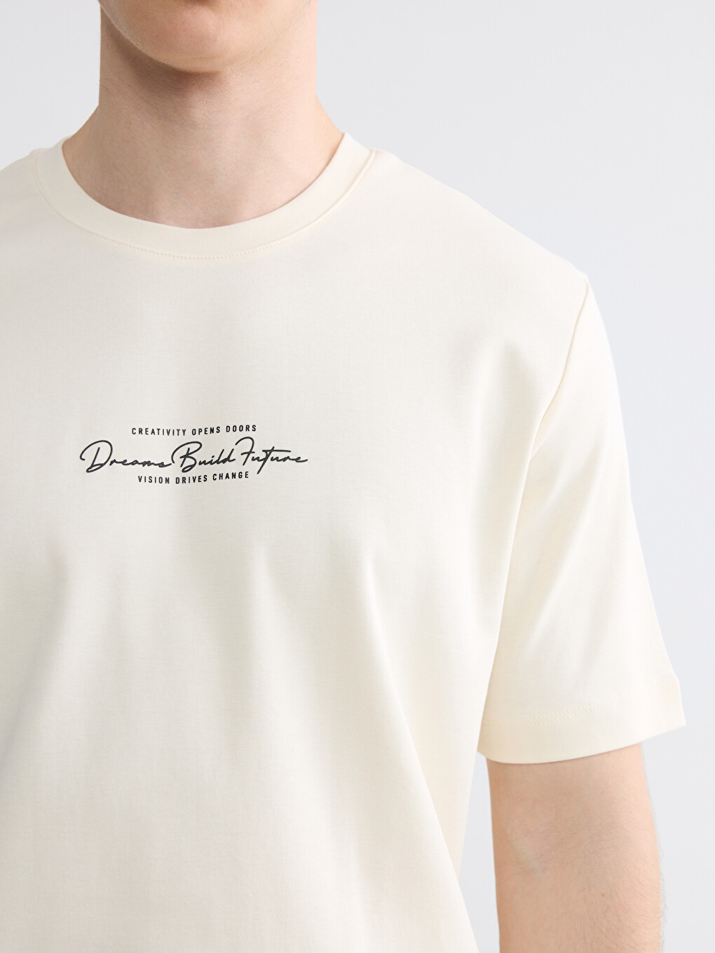 Crew Neck Printed Men's T-Shirt-2