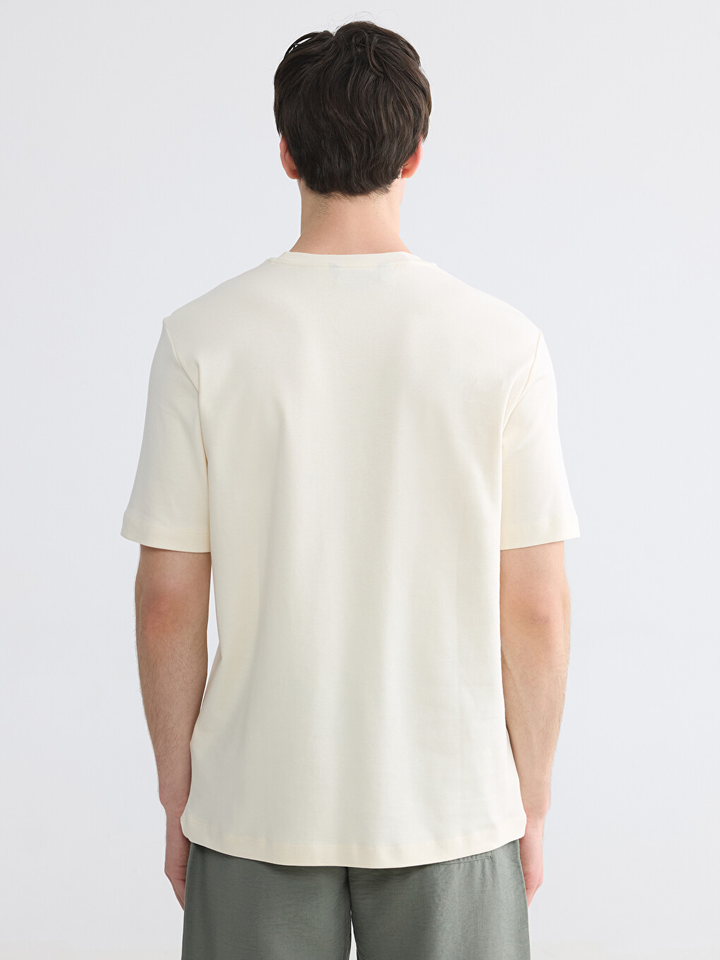 Crew Neck Printed Men's T-Shirt-3