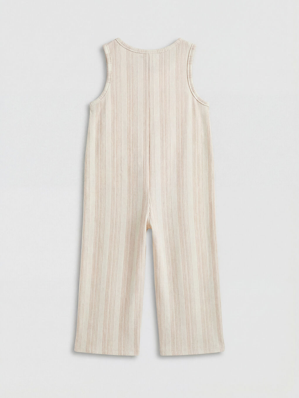 Sarı Çizgili Kız Çocuk Salopet ve Tişört-4