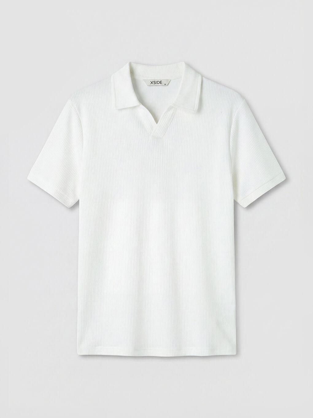 Ekru Polo Yaka Erkek Triko Tişört