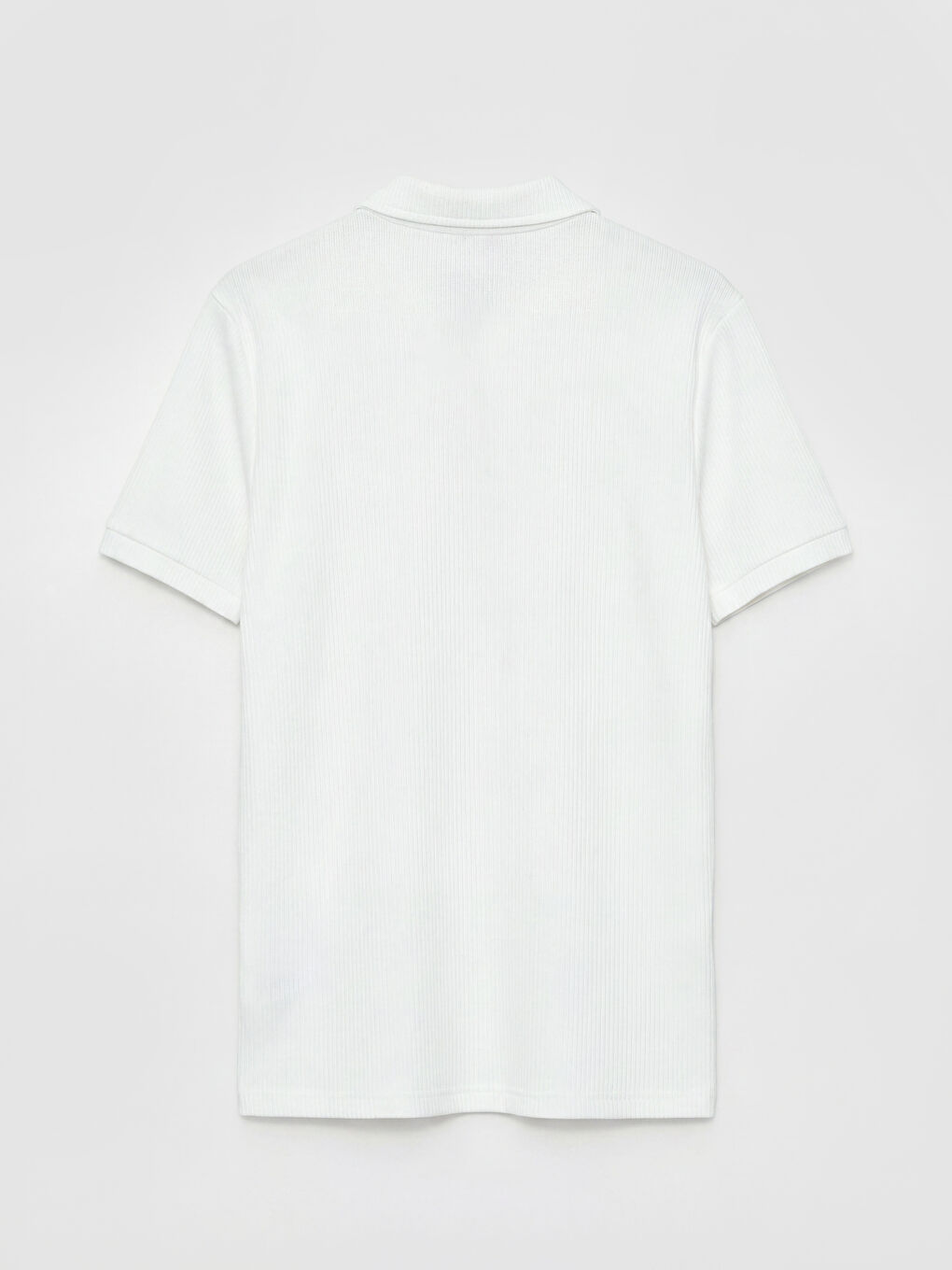 Ekru Polo Yaka Erkek Triko Tişört-1