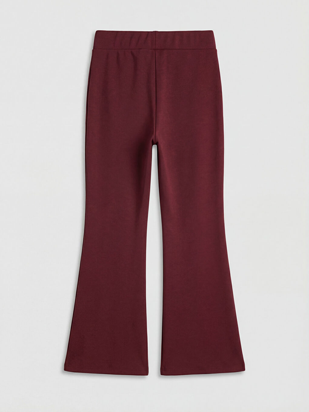 Bordo Kız Çocuk Soft Touch İspanyol Paça Tayt-1