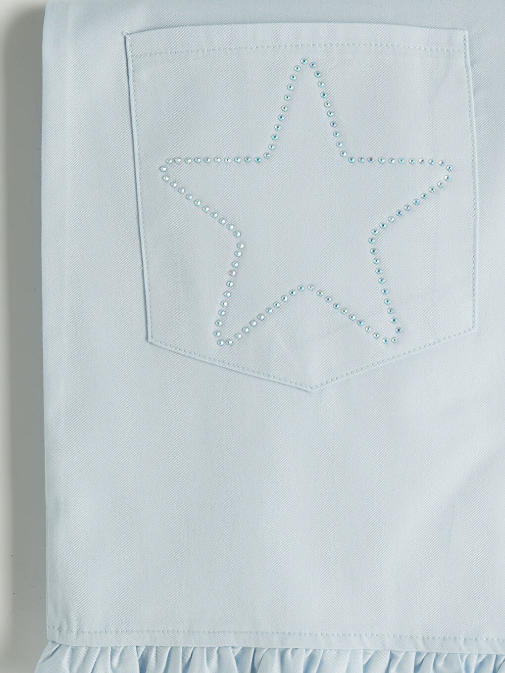 Mavi Kız Çocuk Salopet Şort Takım-6