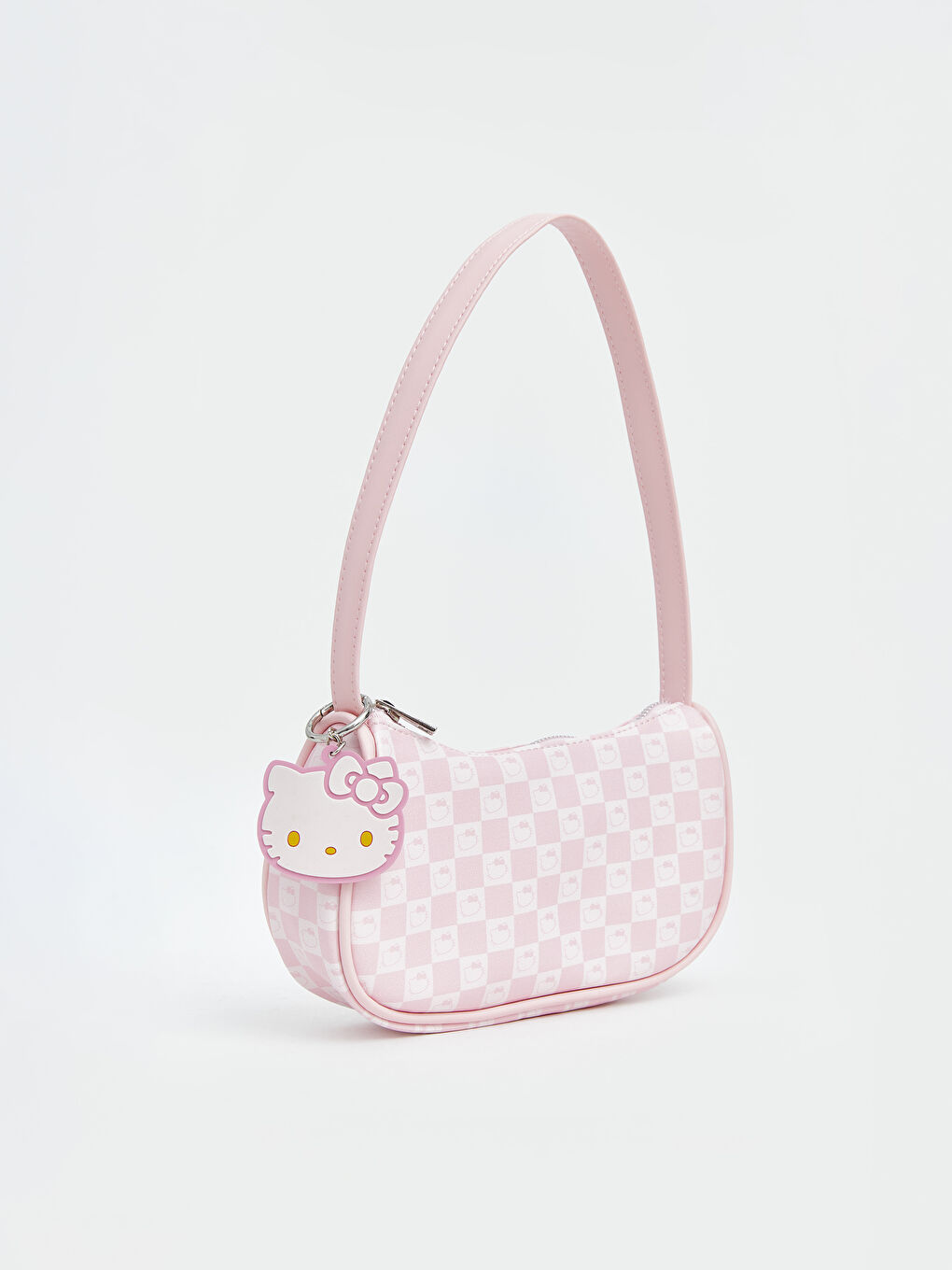 Pembe Hello Kitty Baskılı Kız Çocuk Omuz Çantası-1