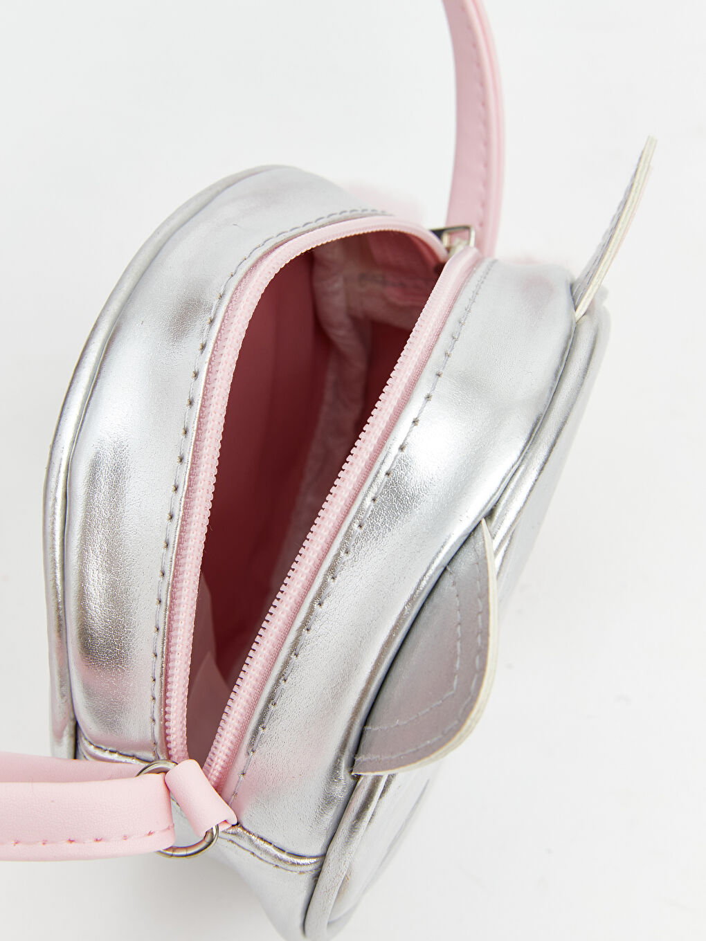 Gri Hayvan Figürlü Kız Çocuk Omuz Çantası-3