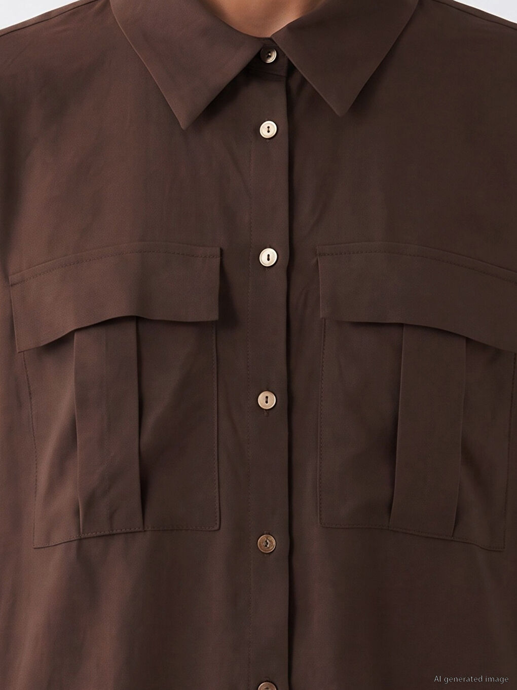 Modal Blended Women's Shirt Tunic-2