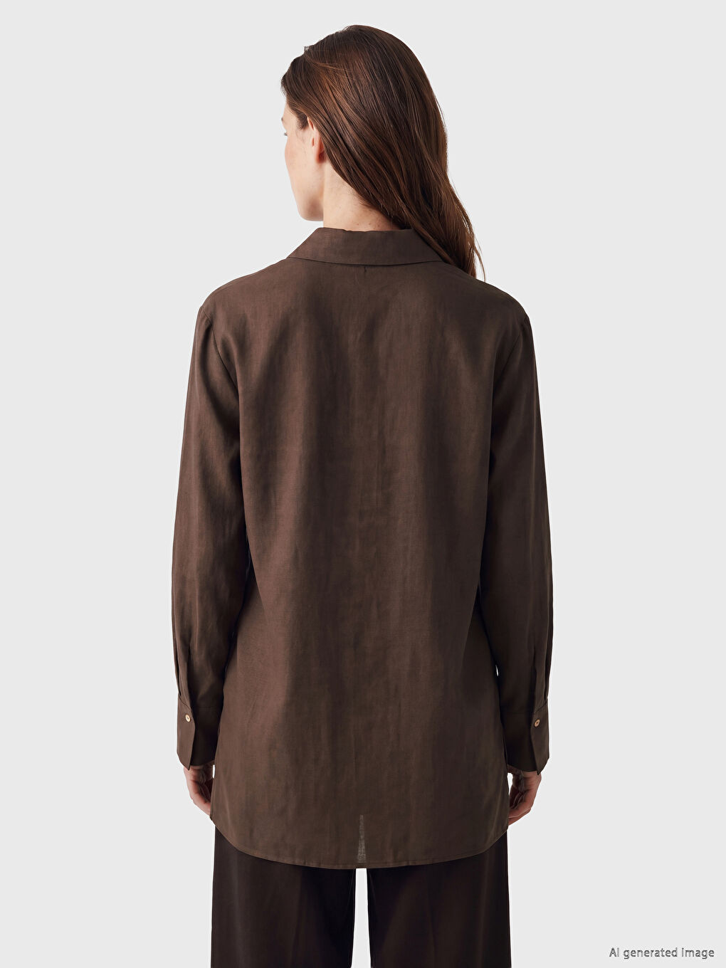 Modal Blended Women's Shirt Tunic-3