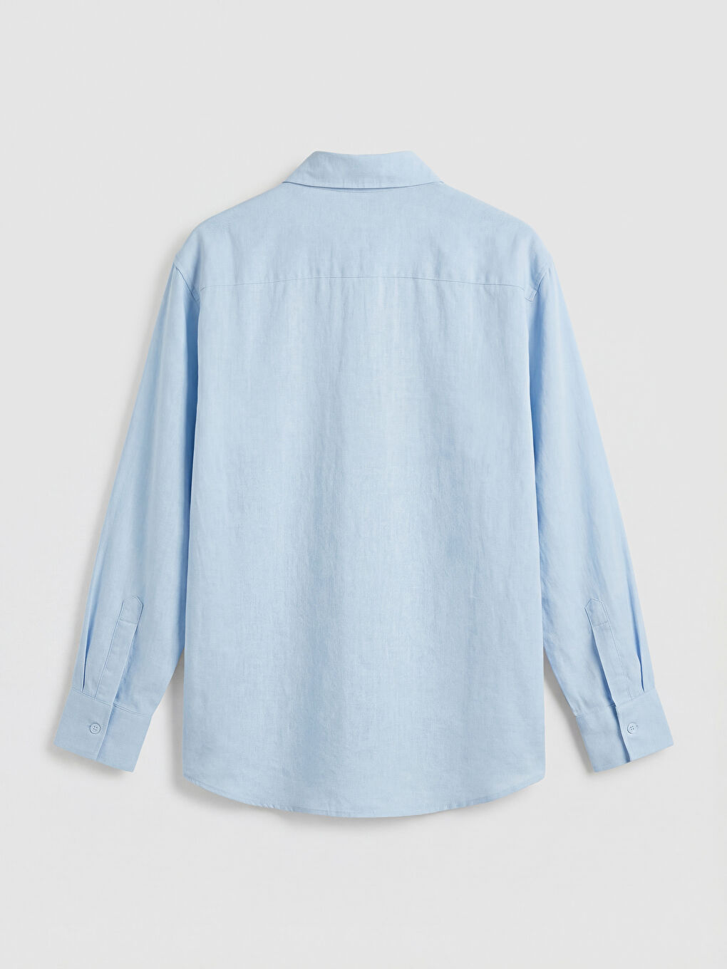 Mavi Oversize Kadın Gömlek Tunik-1