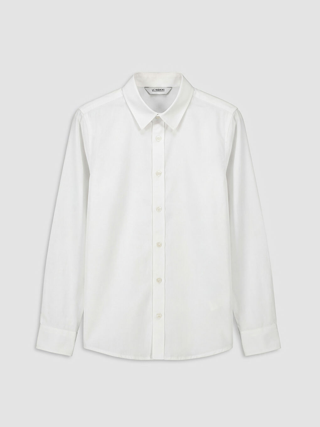 Ekru Fiyonk Detaylı Kız Çocuk Süveter ve Gömlek-2