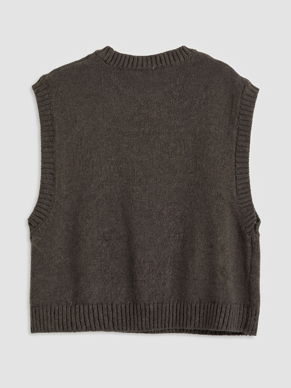 Ekru Fiyonk Detaylı Kız Çocuk Süveter ve Gömlek-4