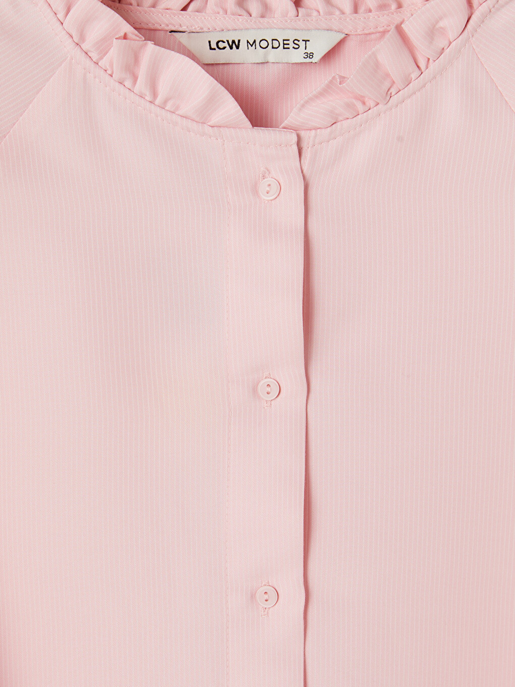 Pembe Çizgili Oversize Kadın Gömlek Tunik-2