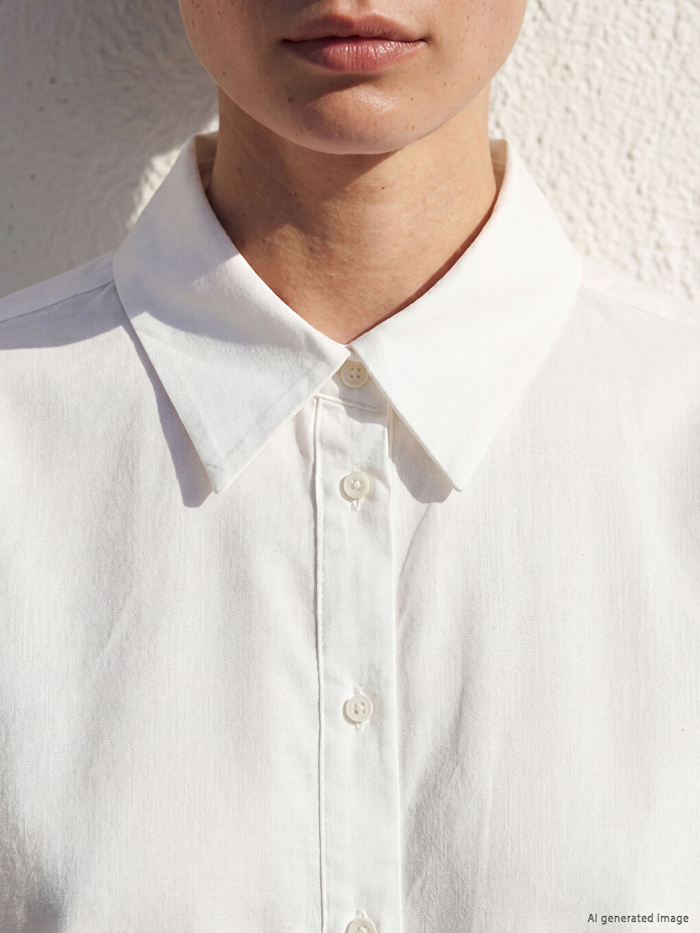 Embroidered Detail Women's Shirt Tunic-2