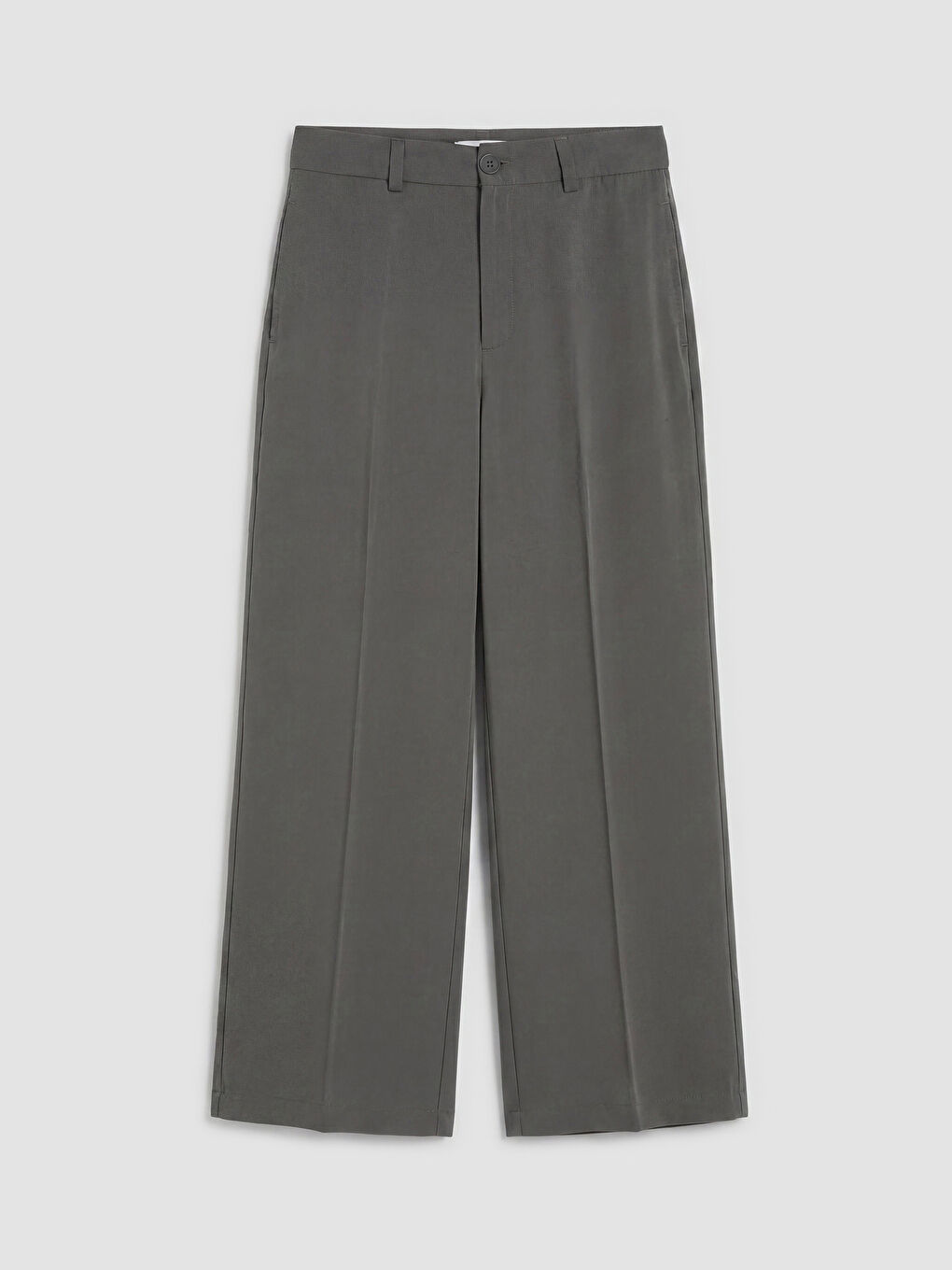 Gri Regular Fit Kadın Pantolon