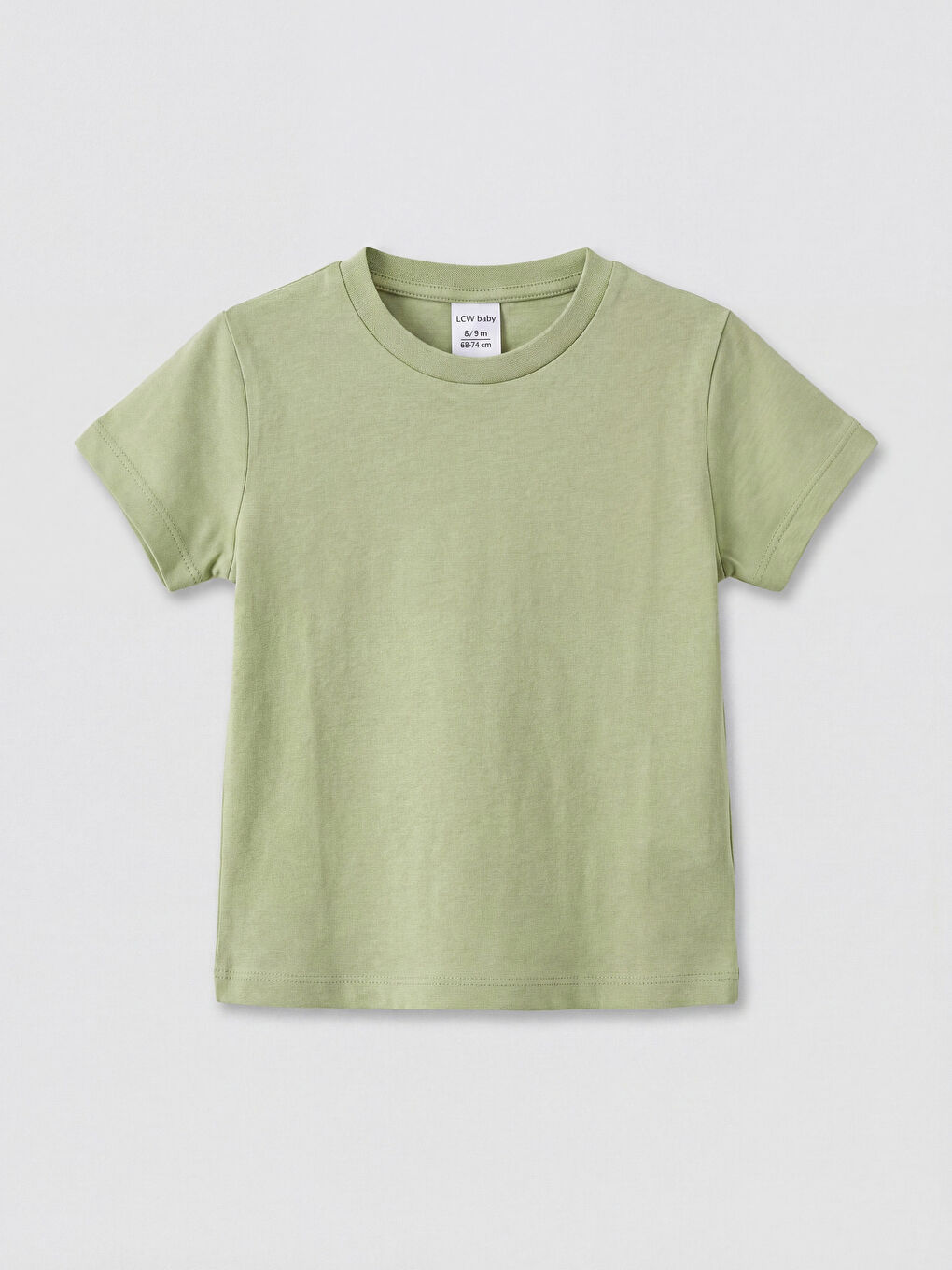 Kahverengi Bisiklet Yaka Çizgili Erkek Bebek Tişört 2'li-3