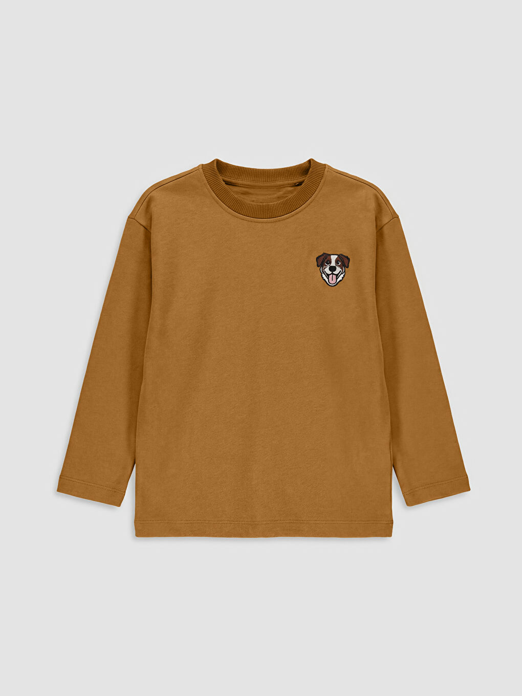 Yeşil Bisiklet Yaka Nakışlı Erkek Çocuk Tişört 2'li-2