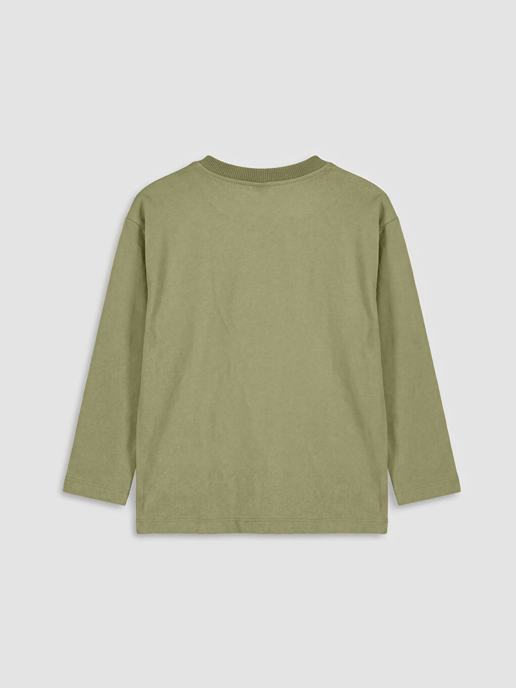 Yeşil Bisiklet Yaka Nakışlı Erkek Çocuk Tişört 2'li-3