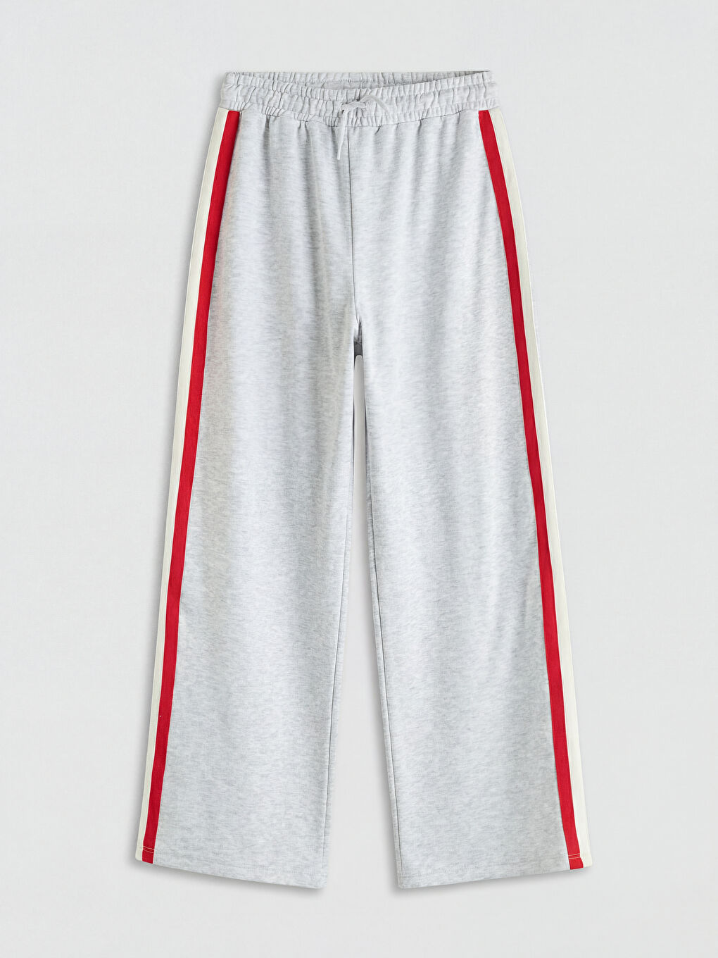 Gri Geniş Paça Kız Çocuk Eşofman Altı