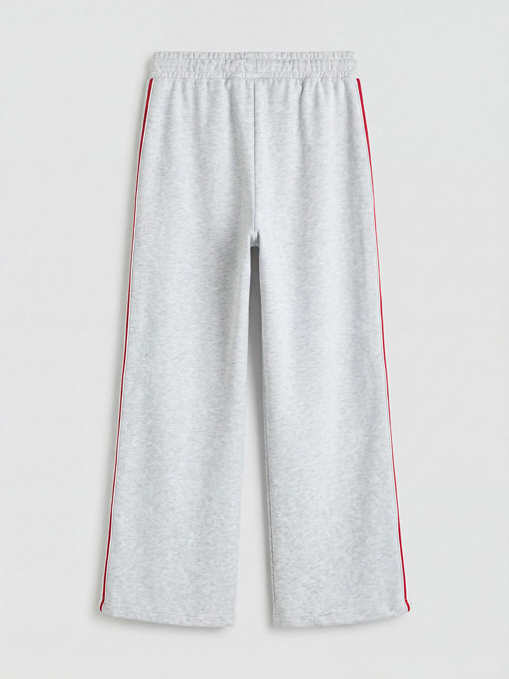 Gri Geniş Paça Kız Çocuk Eşofman Altı-1