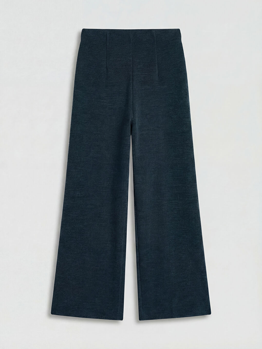 Lacivert Beli Lastikli Soft Touch Kadın Eşofman Altı-1