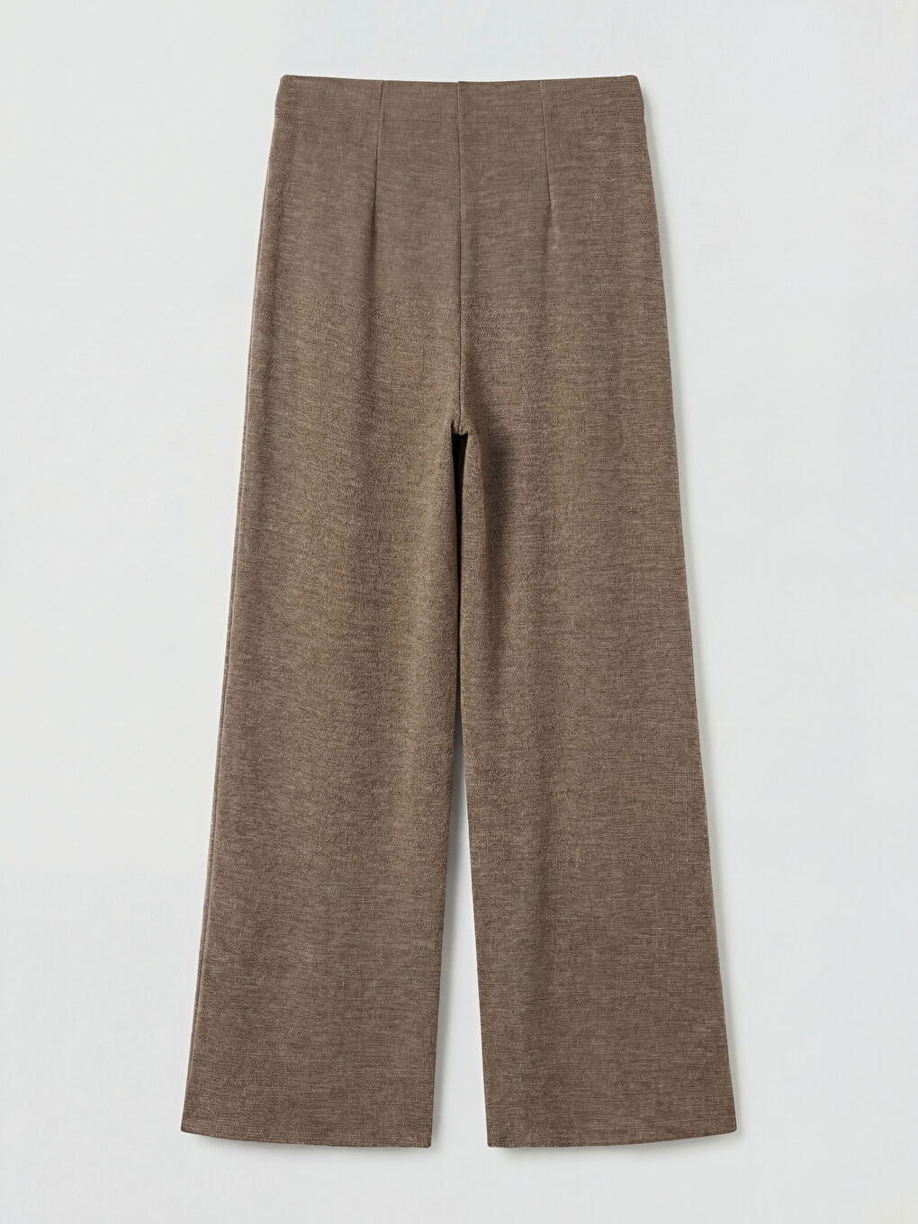 Bej Beli Lastikli Soft Touch Kadın Eşofman Altı-5