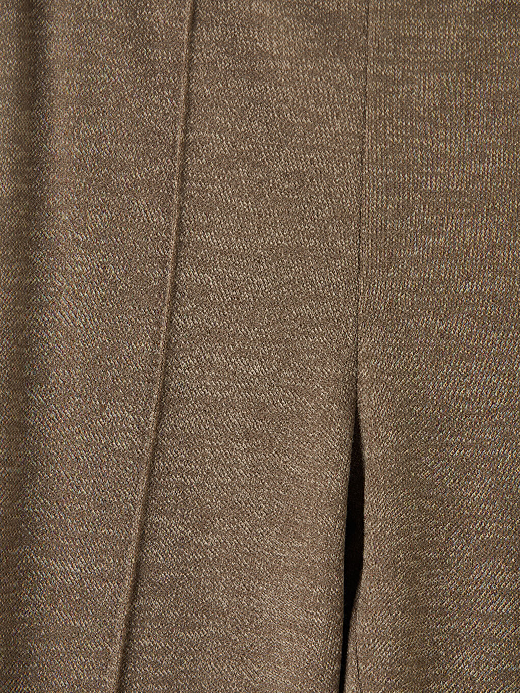 Bej Beli Lastikli Soft Touch Kadın Eşofman Altı-6