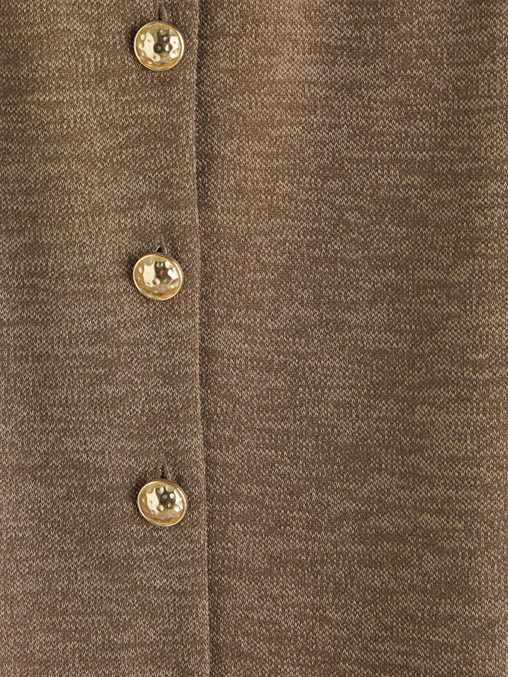 Bej V Yaka Pike Kadın Yelek-2