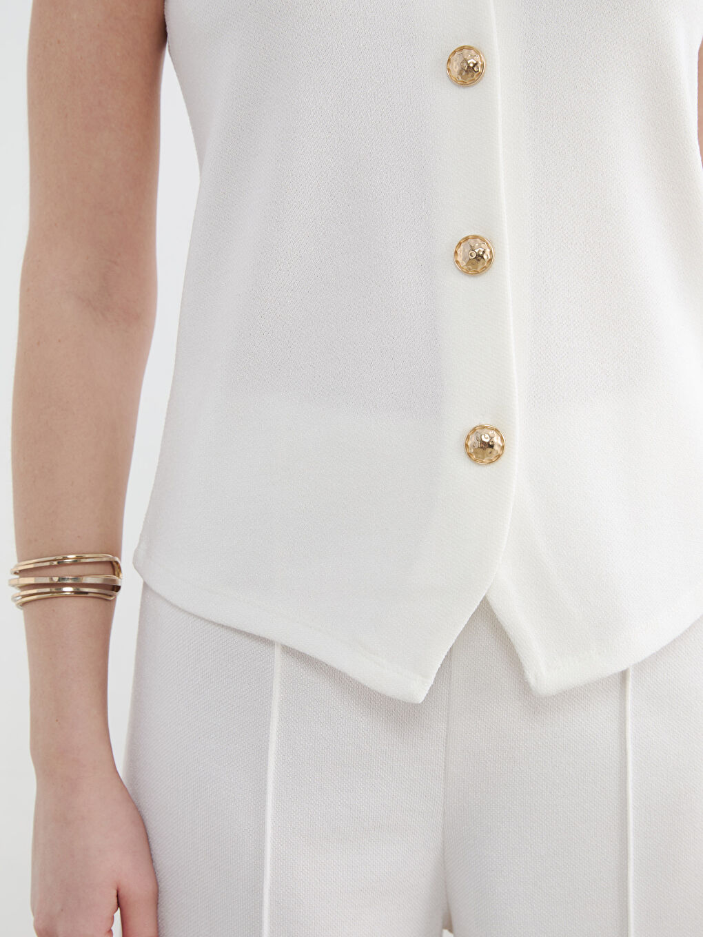 Woman White Waistcoat-2