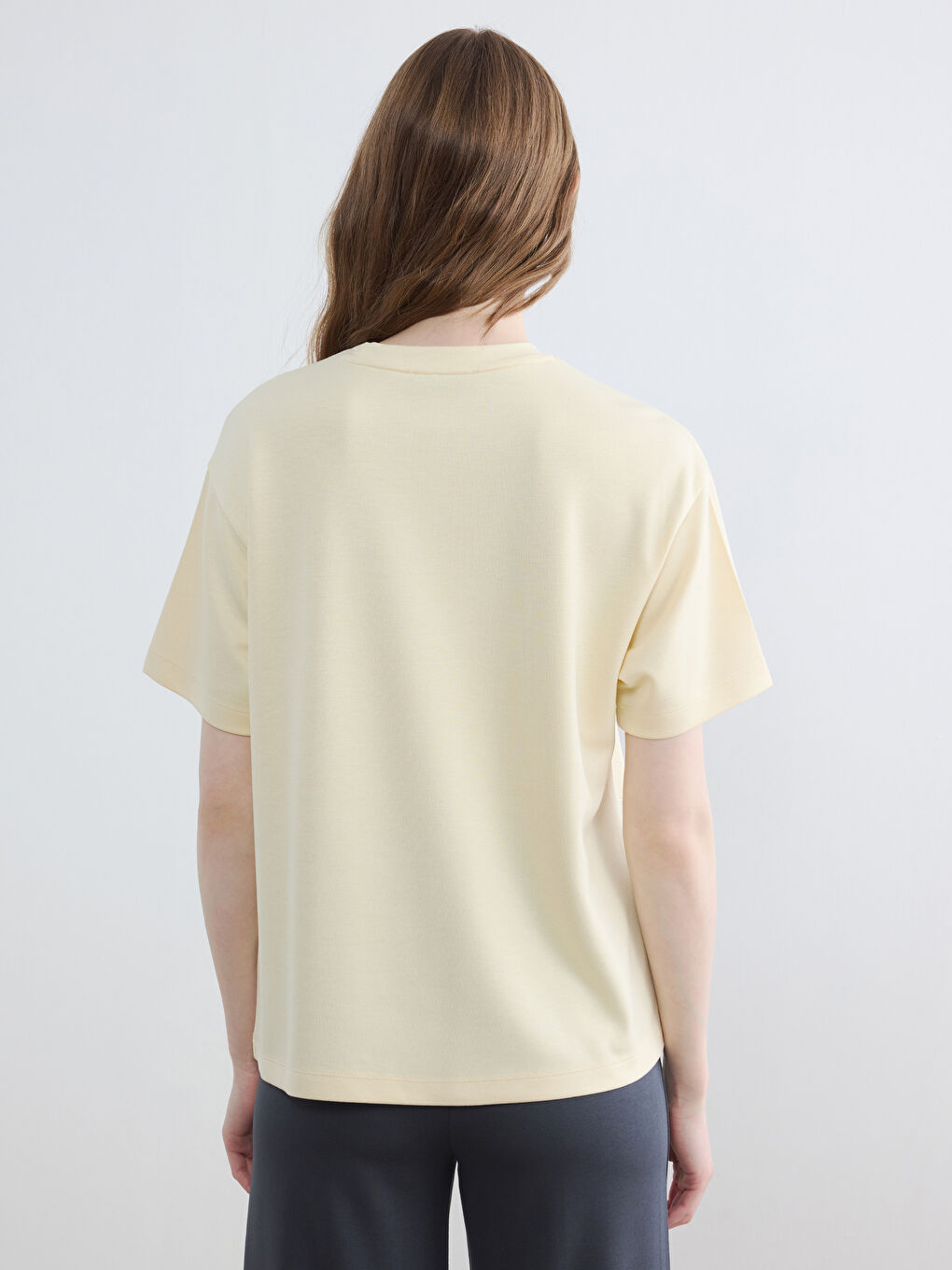 Rhinestone Embellished Soft Touch Women's T-Shirt-3