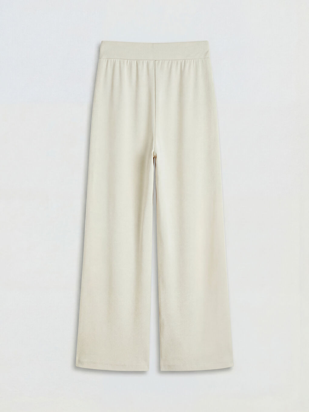 Bej Soft Touch Taşlı Kadın Eşofman Altı-1