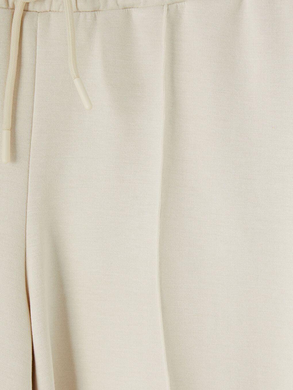 Bej Beli Lastikli Soft Touch Kadın Şort-2