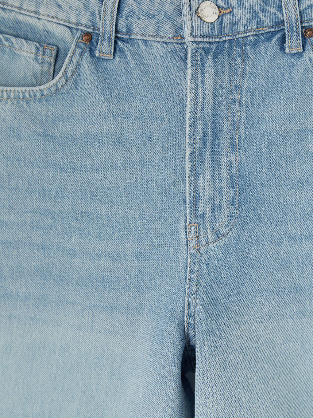 Mavi Bermuda Fit Kadın Jean Şort-3