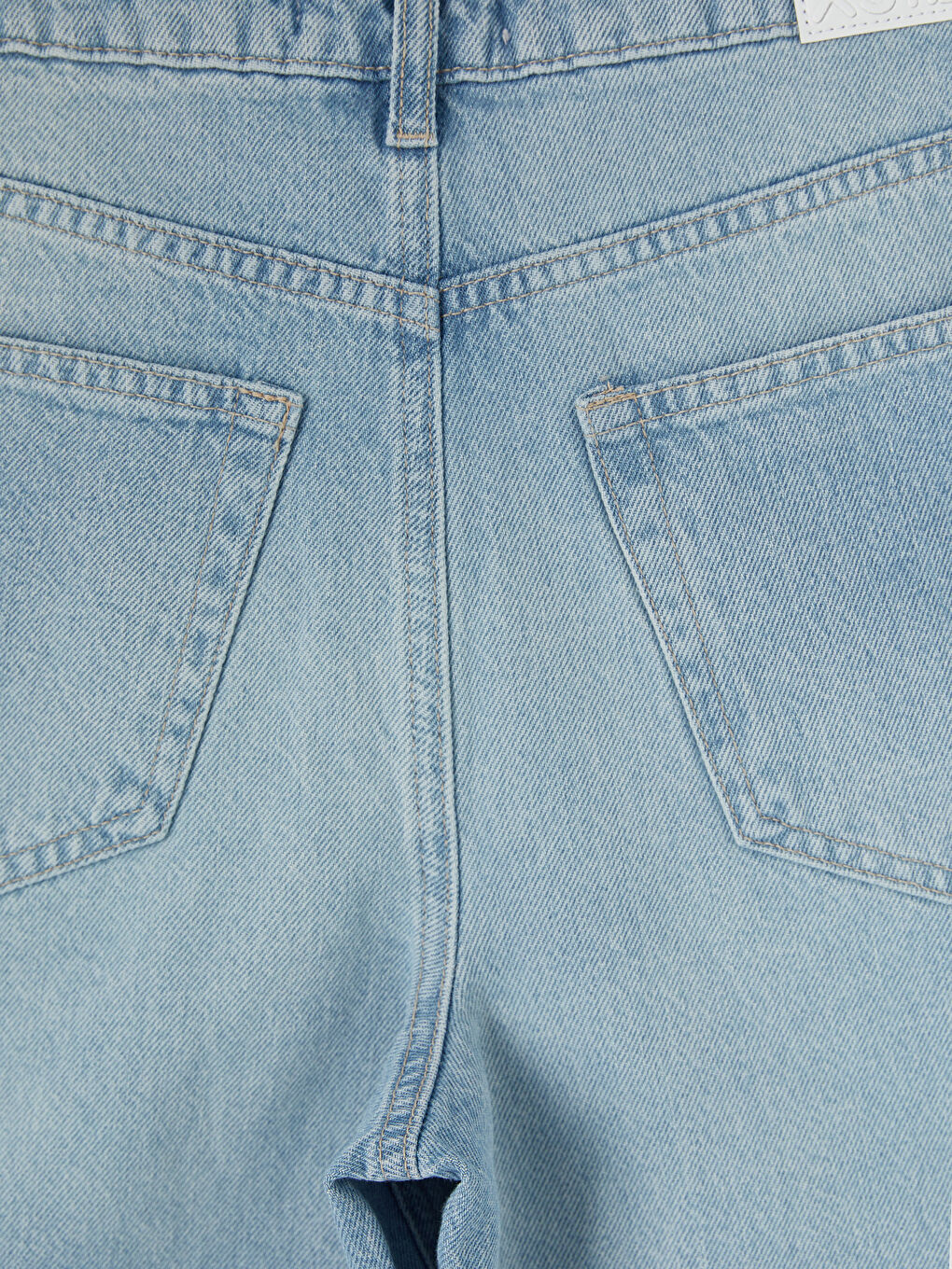 Mavi Bermuda Fit Kadın Jean Şort-4