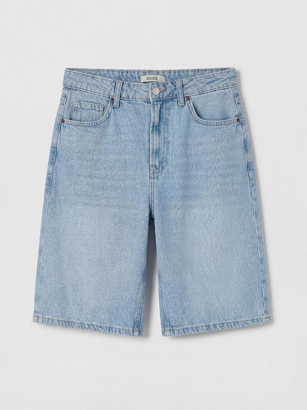 Mavi Bermuda Fit Kadın Jean Şortolon