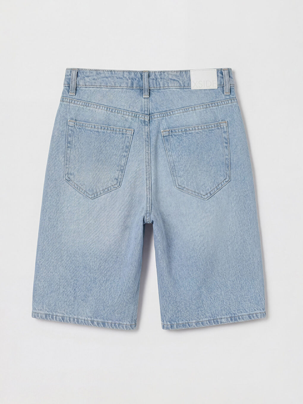 Mavi Bermuda Fit Kadın Jean Şortolon-1