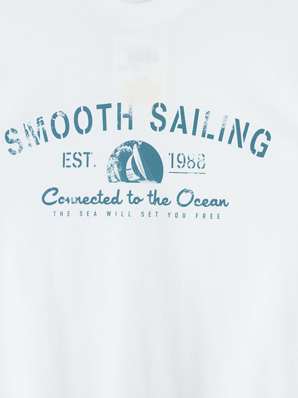 T-shirt à col rond imprimé pour homme-6