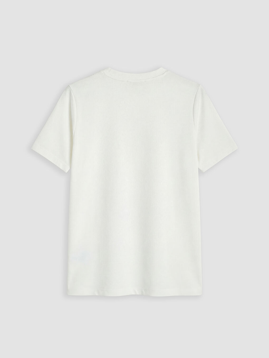 Ekru Bisiklet Yaka Taşlı Bluz-1