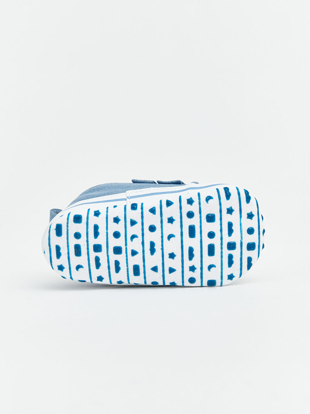 Mavi Baskılı Erkek Bebek Spor Ayakkabı-4