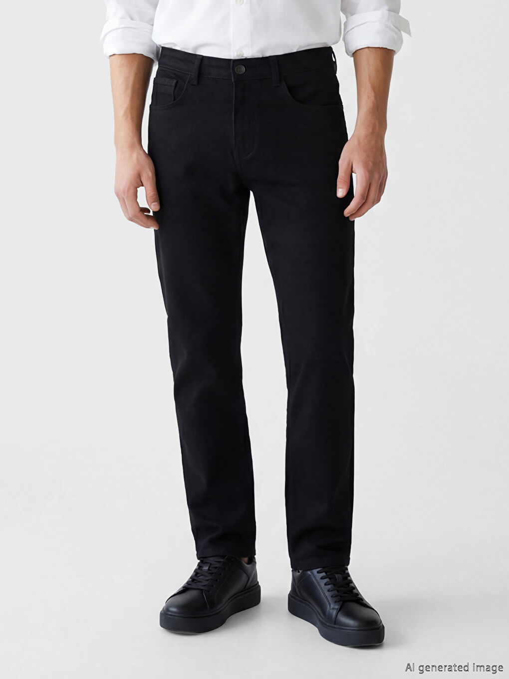 Siyah 779 Regular Fit Erkek Jean Pantolon-1