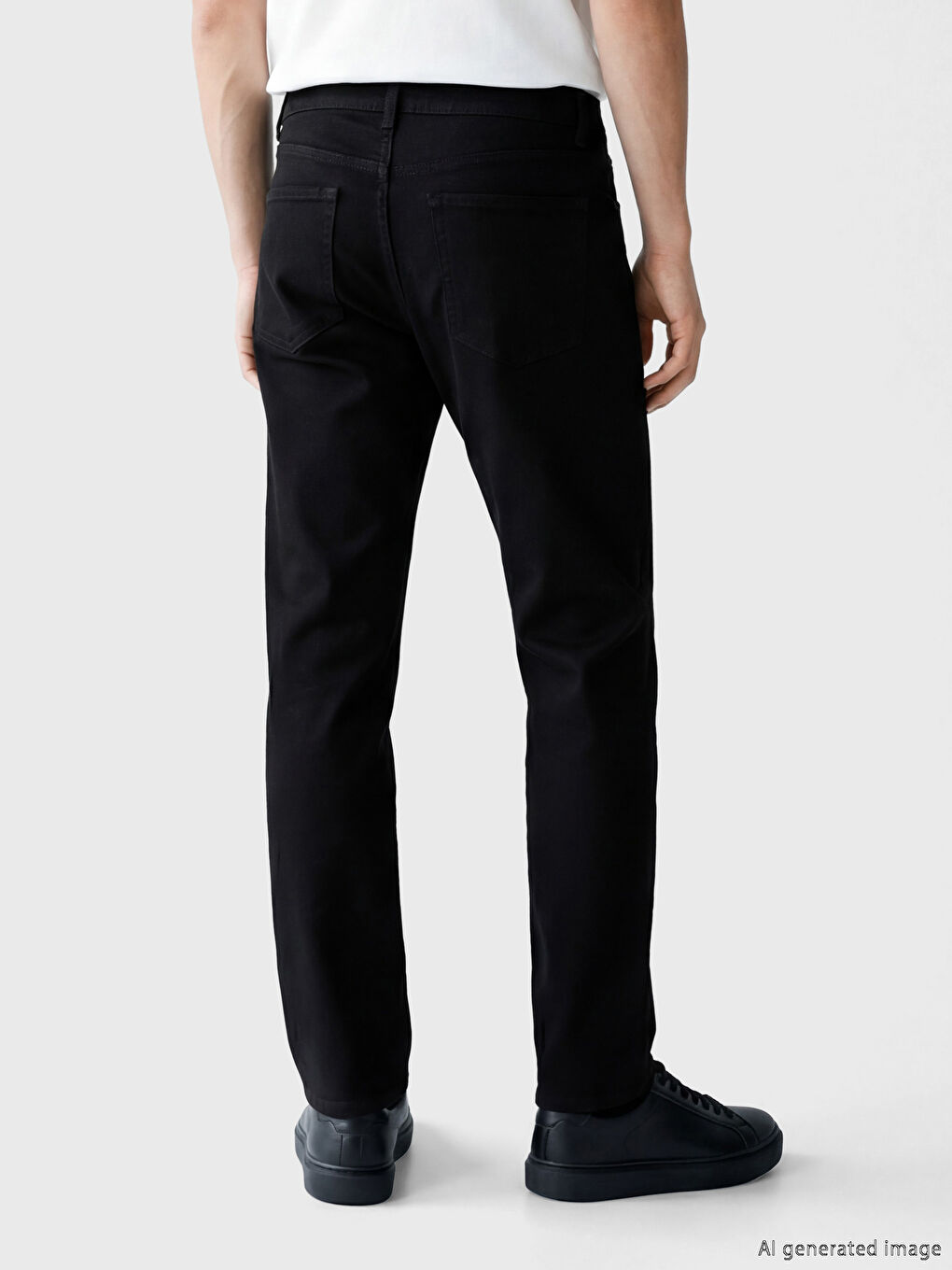 Siyah 779 Regular Fit Erkek Jean Pantolon-2