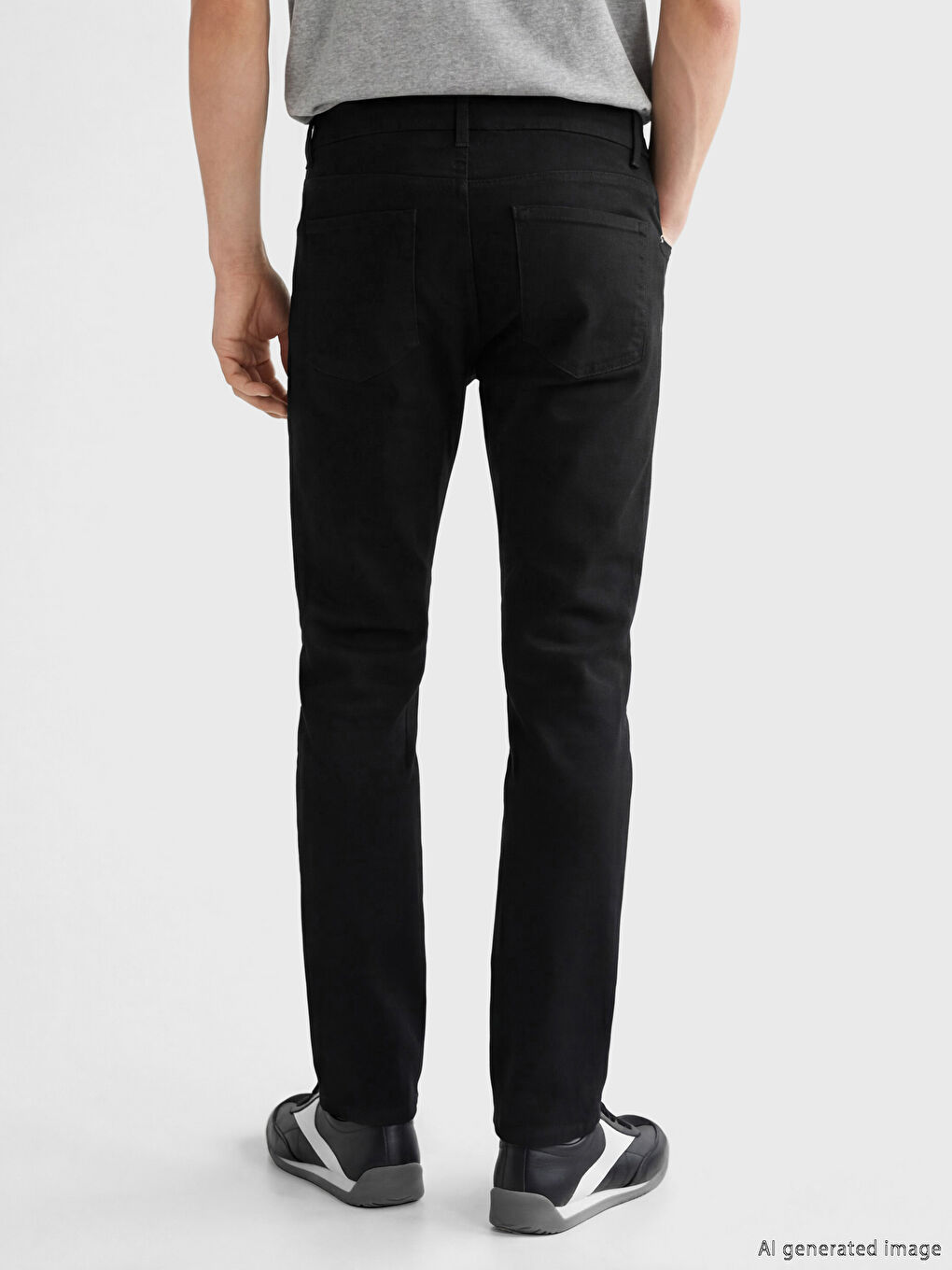 Siyah 779 Regular Fit Erkek Jean Pantolon-2