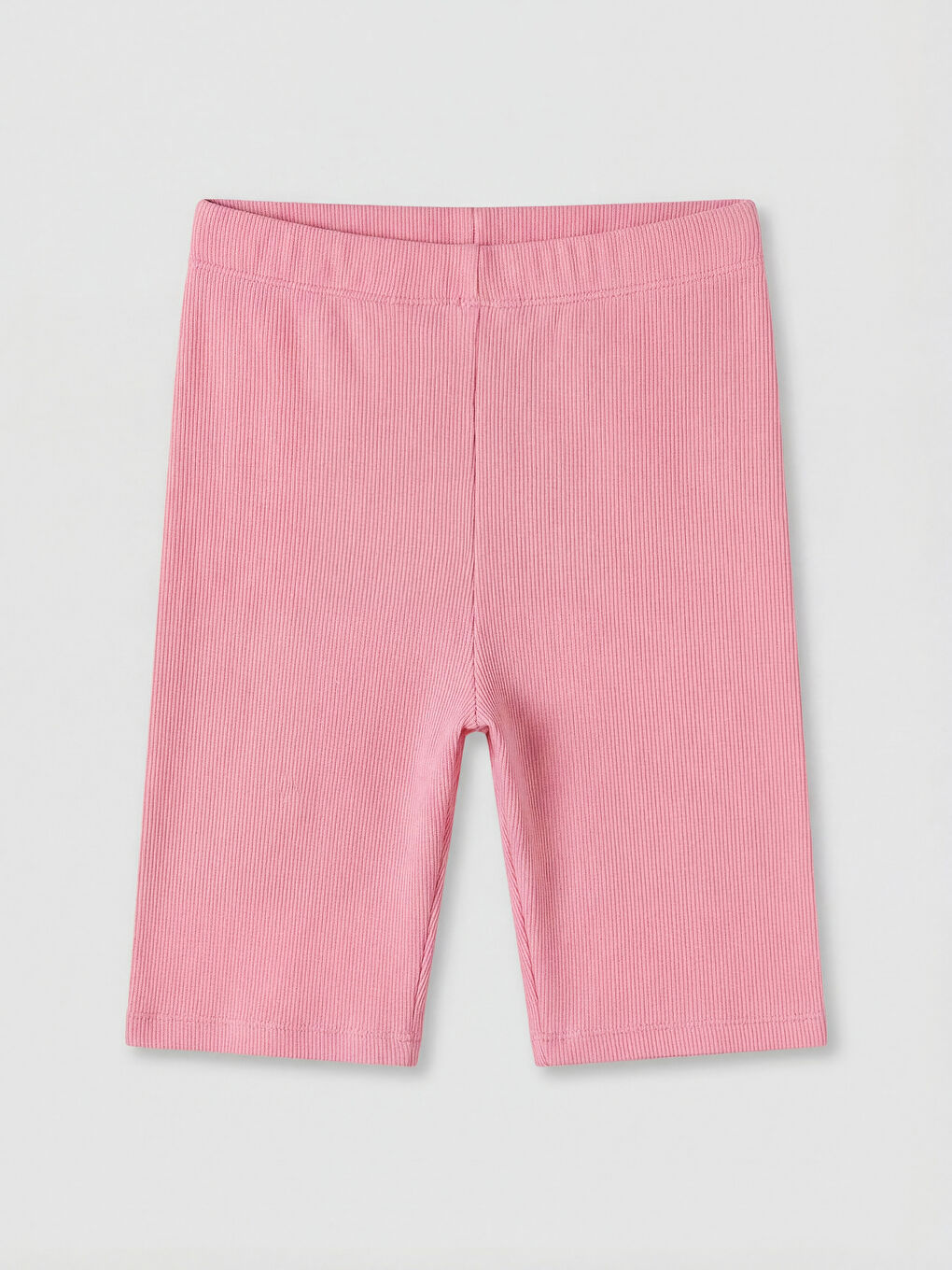 Pembe Beli Lastikli Kız Çocuk Şort Tayt