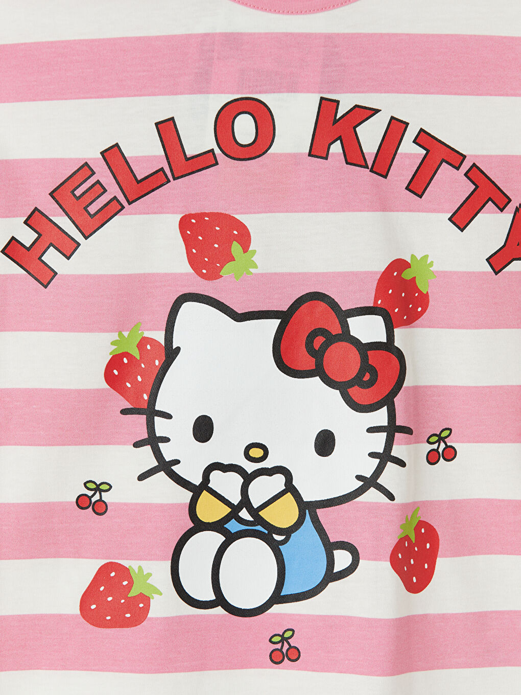 Ekru Hello Kitty Baskılı Kız Çocuk Takım-5