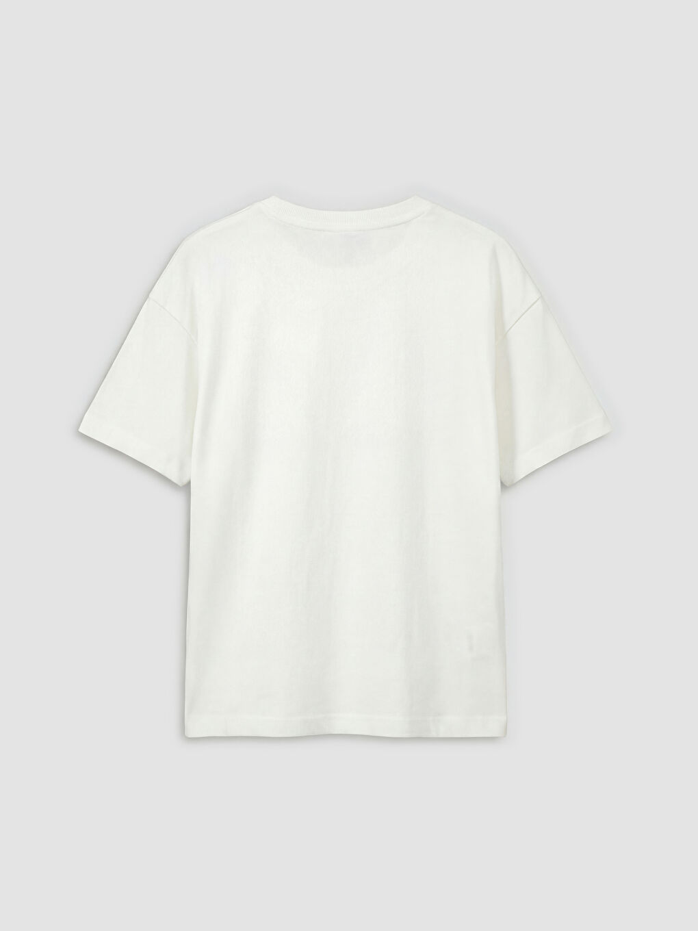 Ekru Bisiklet Yaka Erkek Çocuk Tişört 2'li-4