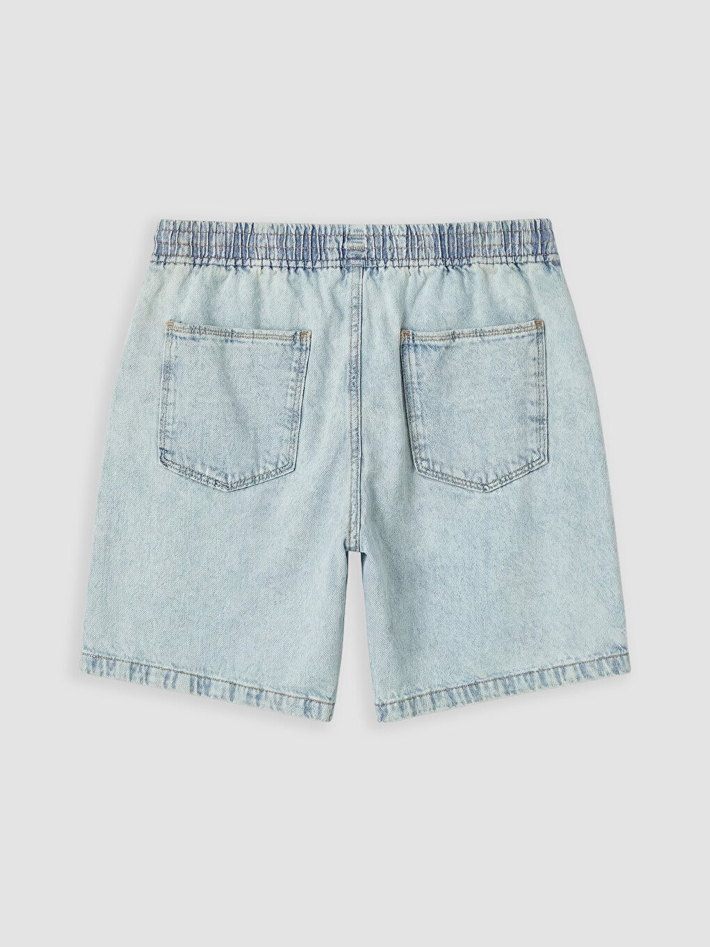 Man Indigo Denim Shorts-5